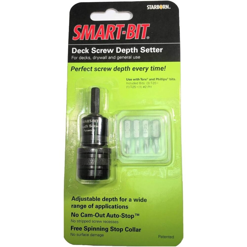 Smart-Bit Screw Depth Setting Tool